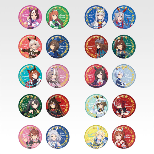 一番くじ ウマ娘 プリティーダービー 12弾 E賞 缶バッジセット 全10種セット