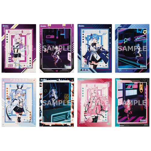 一番くじ ホロライブ ～Cyberpunk Style～ ビジュアルボード賞 ビジュアルボード 全8種セット