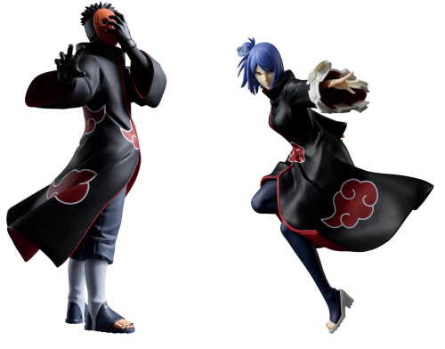 NARUTO-ナルト- 疾風伝 VIBRATION STARS-TOBI ＆ KONAN- AB 全2種セット トビ 小南