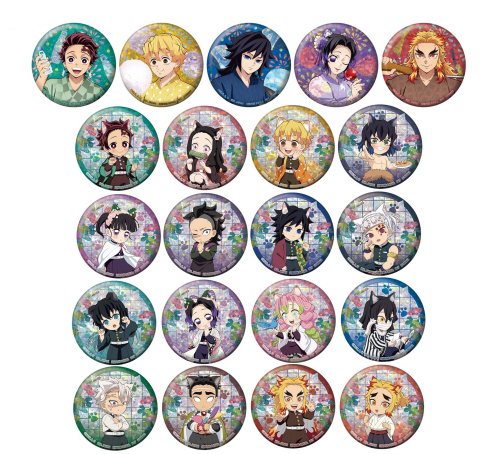 鬼滅の刃 アニメ ホログラム缶バッジ～漆ノ章 in ナムコ～ 全21種セット