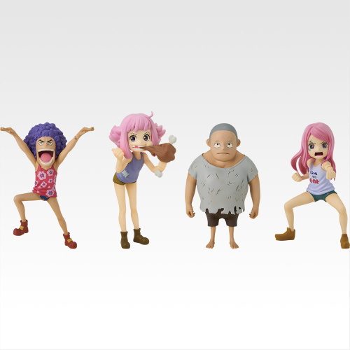 一番くじ ワンピース 未来島エッグヘッド～きみへの想い～ F賞 幼少期 ミニフィギュア 全4種セット