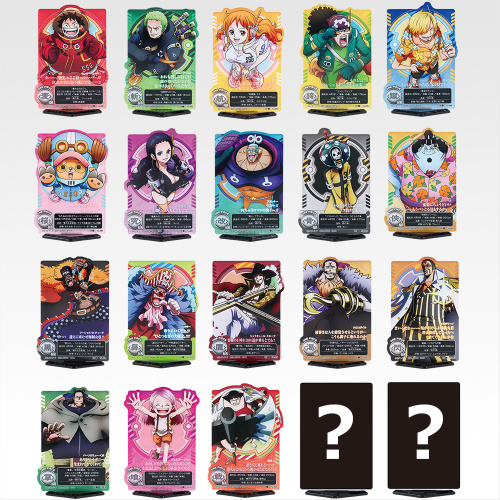 一番くじ ワンピース 未来島エッグヘッド～きみへの想い～ G賞 【麦わらストアコラボ】 ACLLECT -ワンピース- ～輩～ 全20種（うちシークレット2種）セット