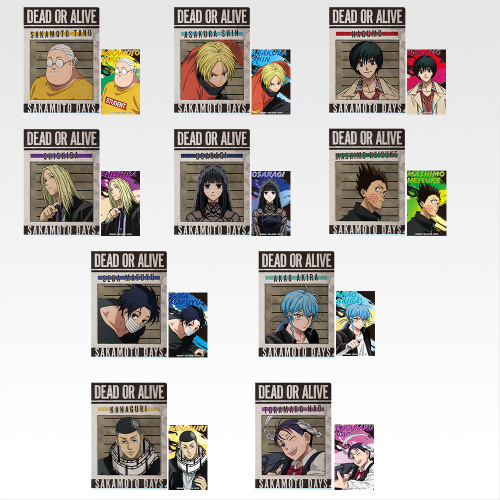 一番くじ SAKAMOTO DAYS vol.3 H賞 クリアファイル＆ステッカーセット 全10種セット