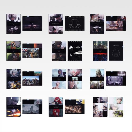 一番くじ NieR:Automata Ver1.1a -人類に栄光あれ- H賞 クリアファイルセット 全12種セット