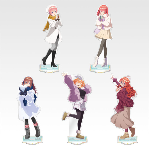 一番くじ 五等分の花嫁＊ ～五つ子より愛をこめて～ G賞 ビッグアクリルスタンド （ぬくもりイラスト） 全5種セット