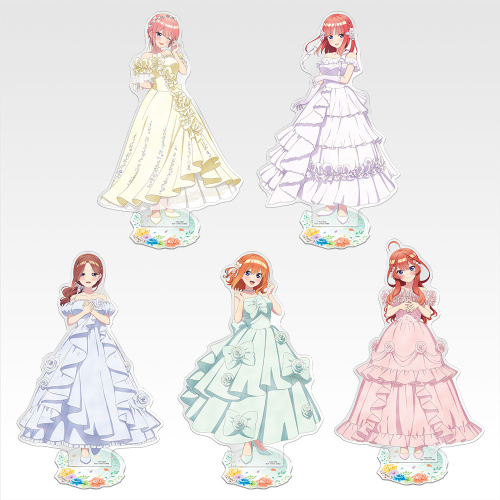 一番くじ 五等分の花嫁＊ ～五つ子より愛をこめて～ H賞 ビッグアクリルスタンド （お色直しイラスト） 全5種セット