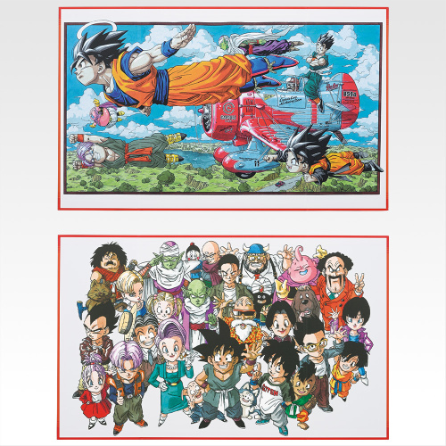 一番くじ DRAGON BALL 40th ～其之一～ C賞 40周年記念 見開きビジュアルボード 全2種セット
