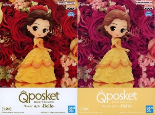 Q posket Disney Characters flower style Belle ベル 全2種セット