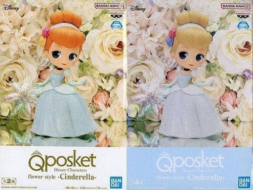 Q posket Disney Characters flower style Cinderella シンデレラ 全2種セット
