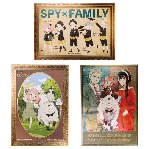 一番くじ SPY×FAMILY You made my day D賞 ビジュアルボード 全3種セット