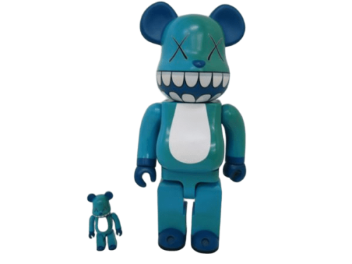 ベアブリック 100% & 400% a-nation×KAWS BE＠RBRICK CHOMPERS