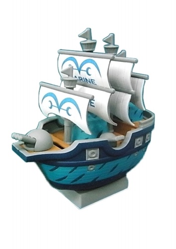 キャラバンク 海賊船 ルフィの海軍軍艦