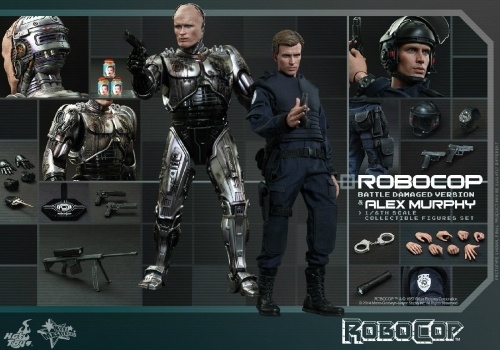 MMS266 ムービー・マスターピース ロボコップ 1/6スケールフィギュア ロボコップ （バトルダメージ版） ＆ アレックス・マーフィ （２体セット）